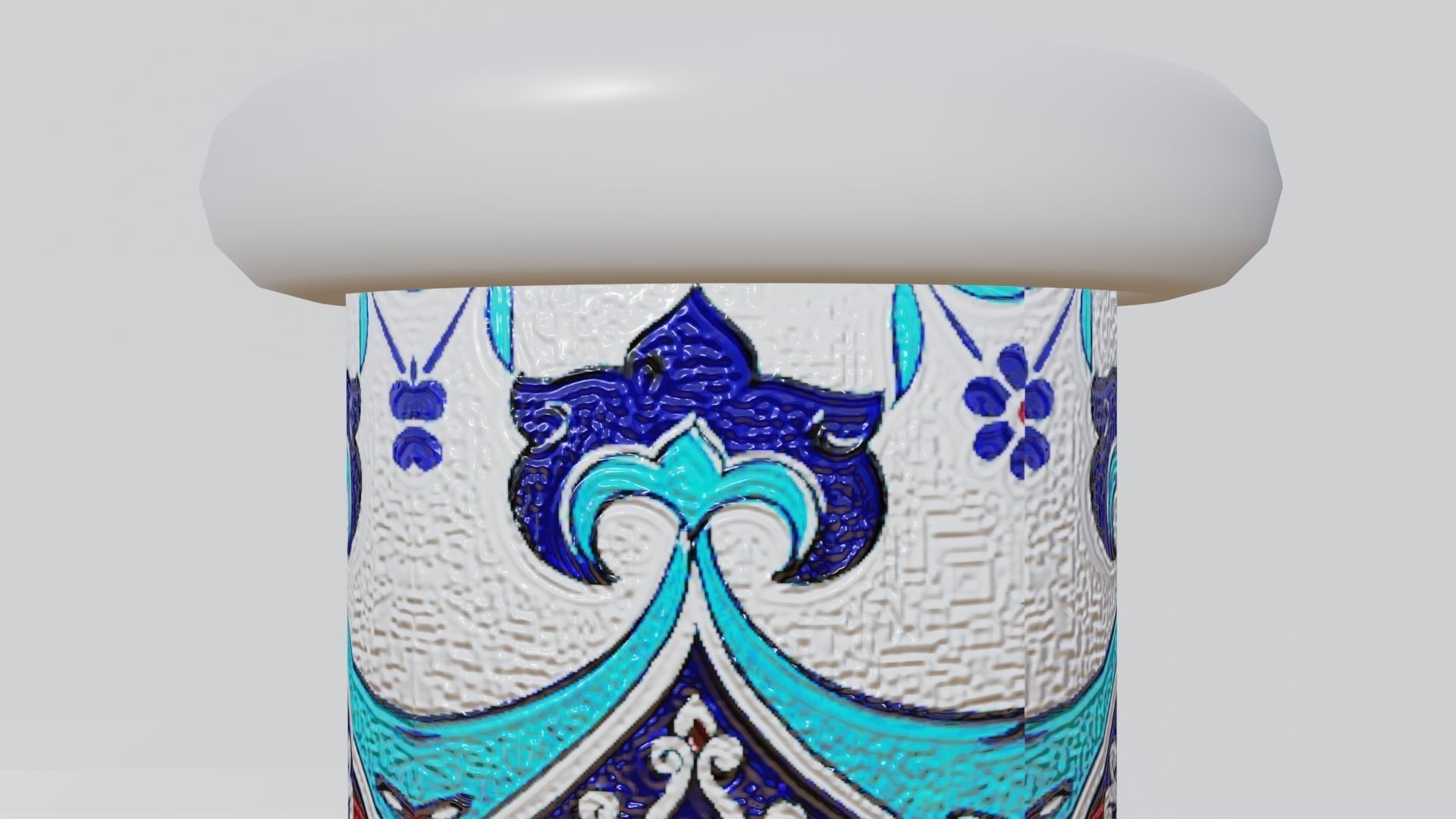 Turkish vase Low-poly 3D model_1