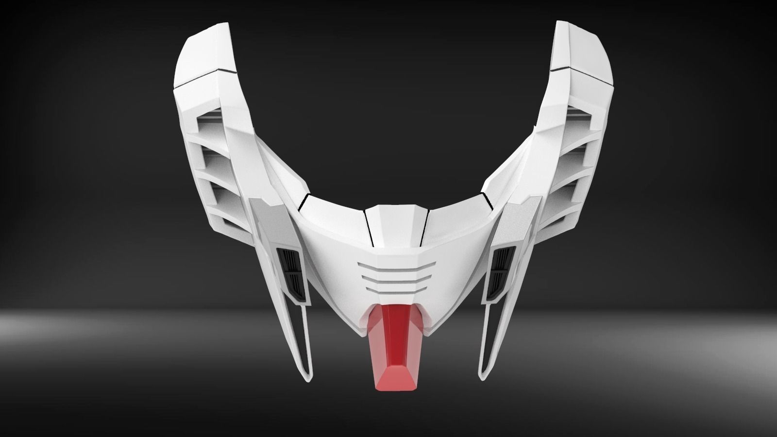 RX93I Custom Mask Fan Art  3D print model_3