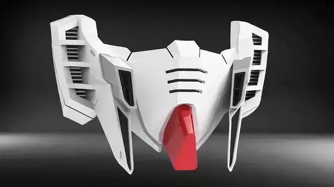 RX93I Custom Mask Fan Art  3D print model