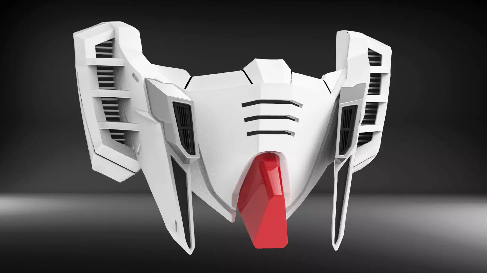 RX93I Custom Mask Fan Art  3D print model_0
