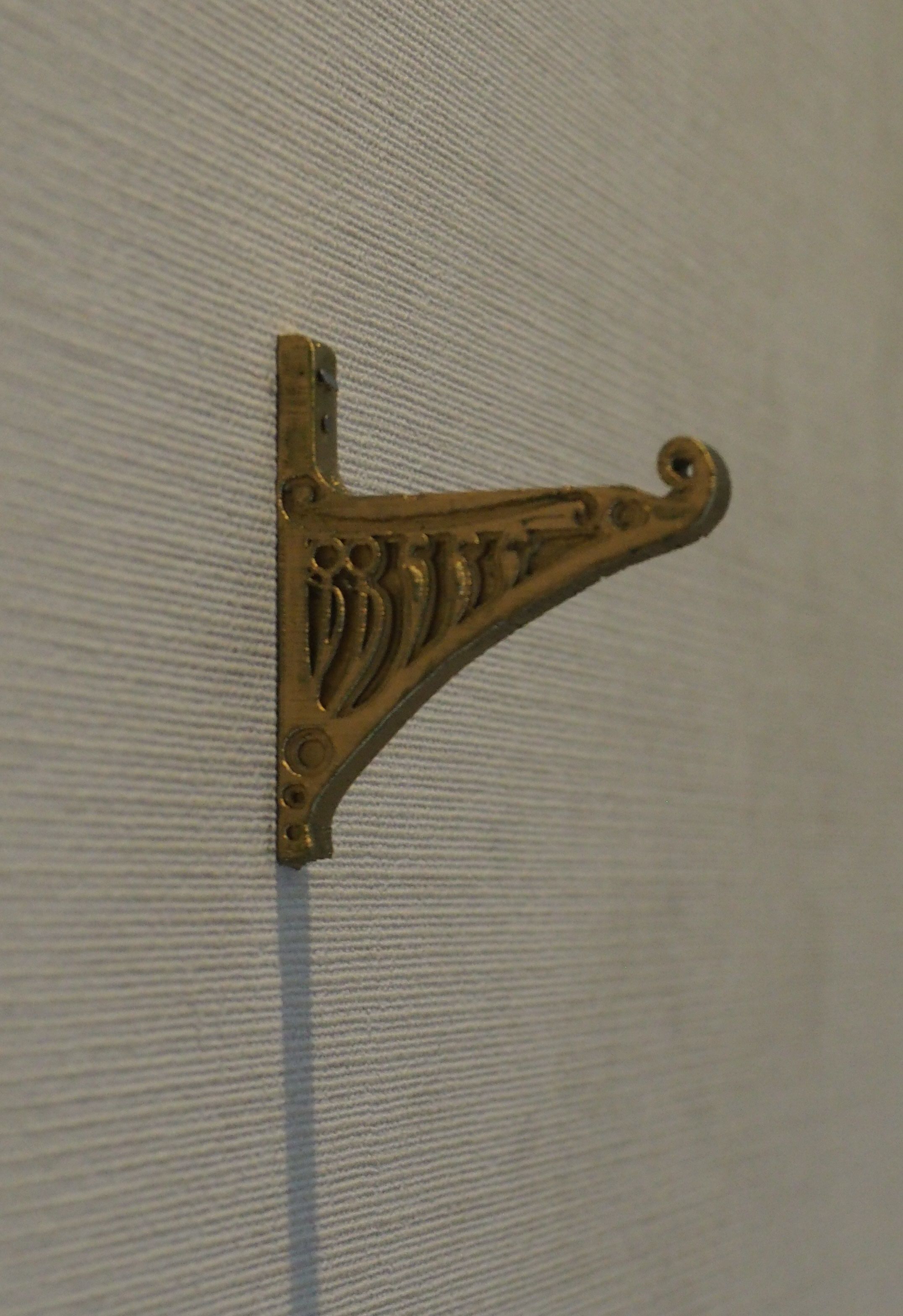 Art nouveau style hook 3D print model_1