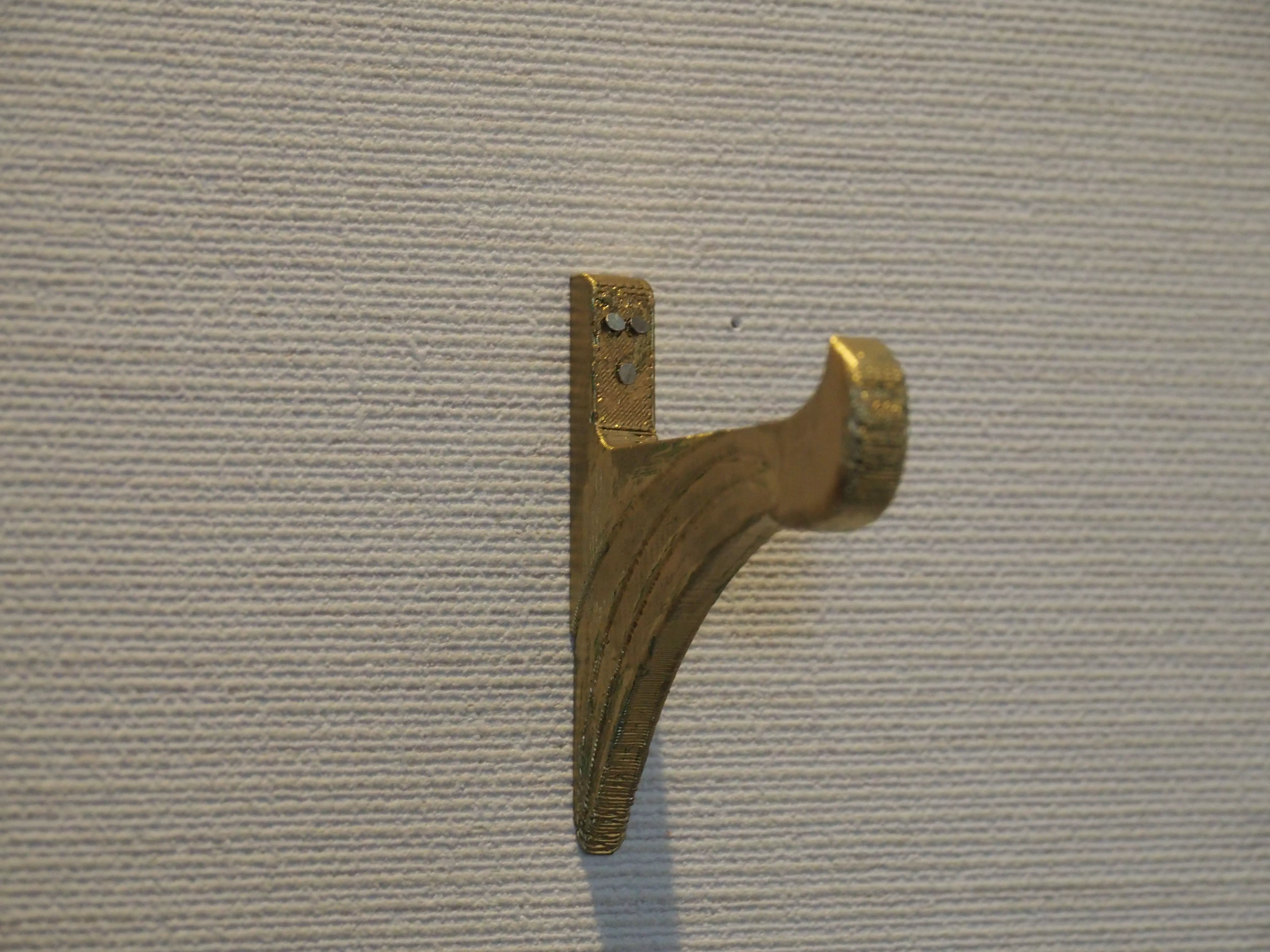 Art nouveau style hook 3D print model_0