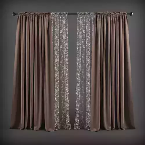 Curtain 3D model 39