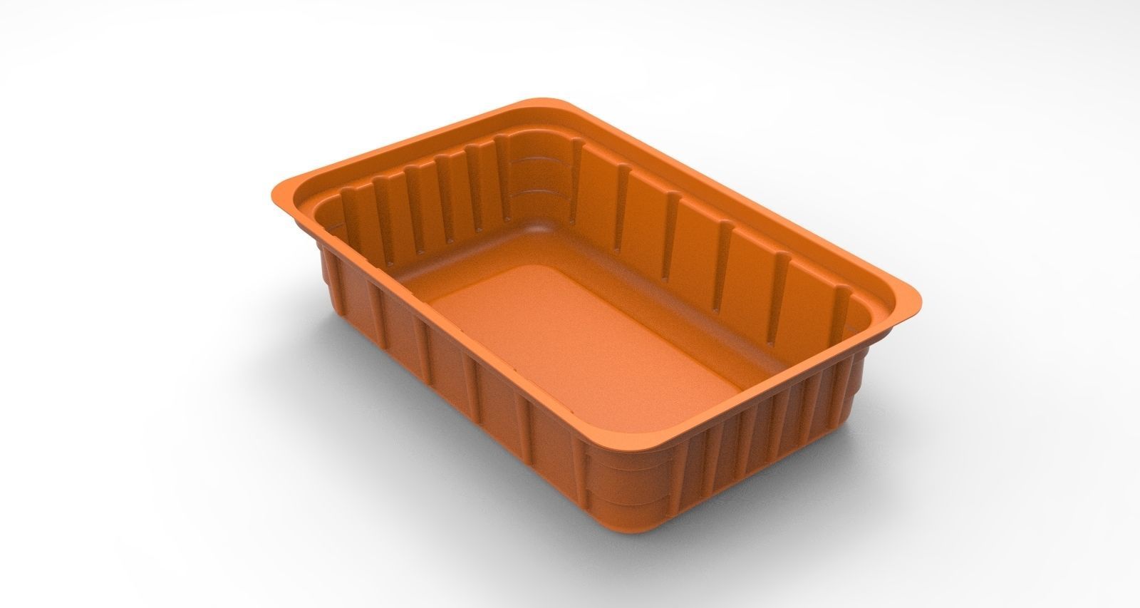 Plastic Tray 3D Model 3D print model_3