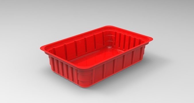 Plastic Tray 3D Model 3D print model