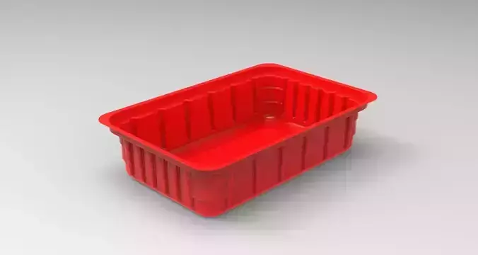 Plastic Tray 3D Model 3D print model