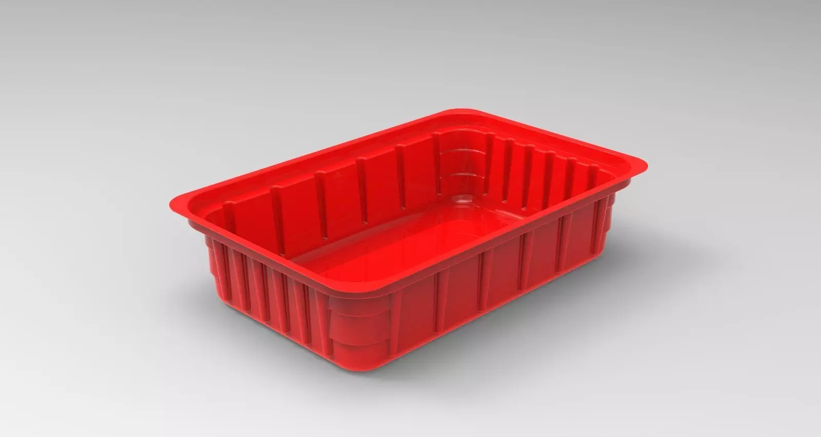 Plastic Tray 3D Model 3D print model_0