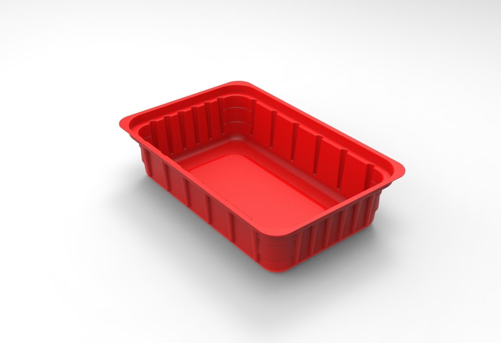 Plastic Tray 3D Model 3D print model_1