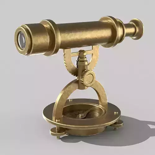 Desk telescope 3D model
