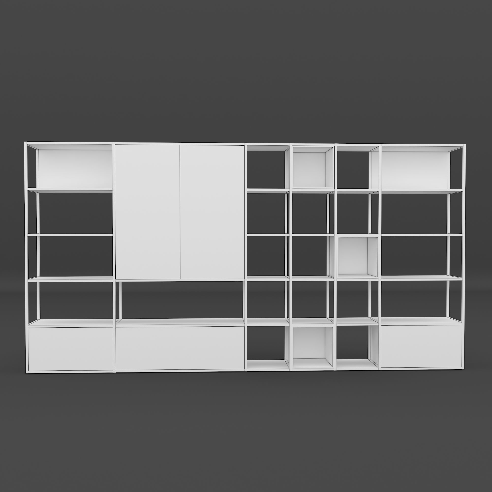 Iron Shelf 3D model_7