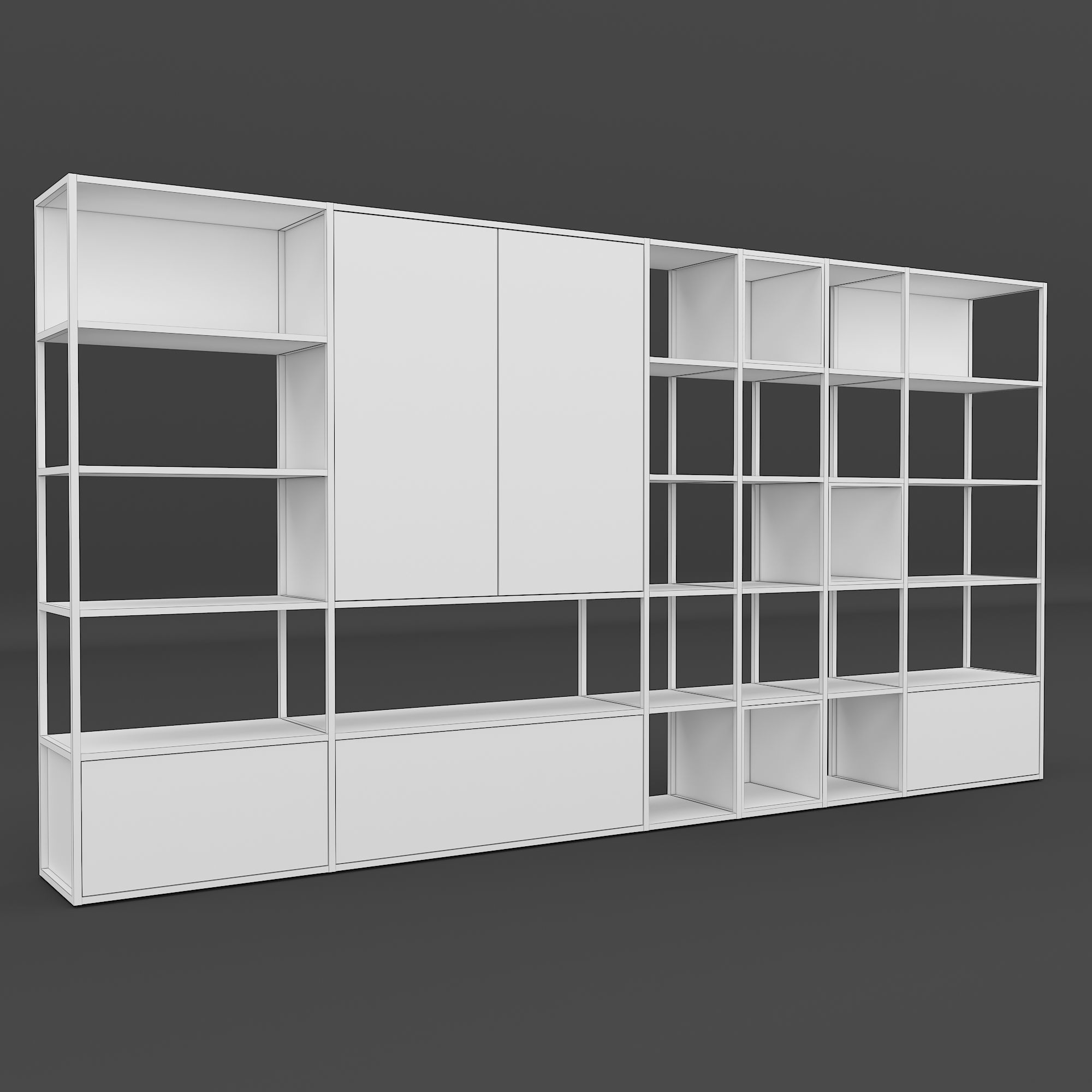 Iron Shelf 3D model_6