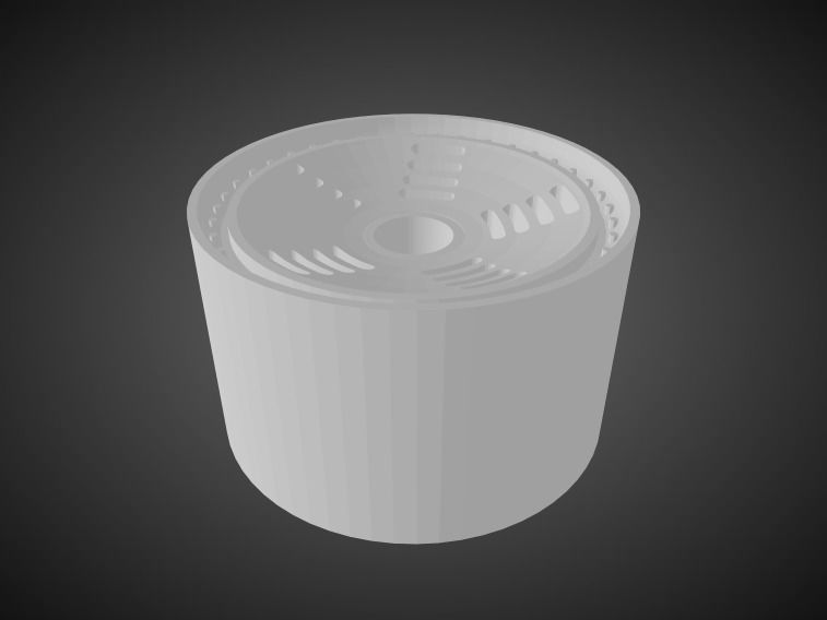 Rotiform BM1 rims for Hot Wheels 3D print model_1