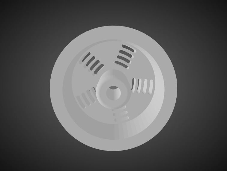 Rotiform BM1 rims for Hot Wheels 3D print model_2