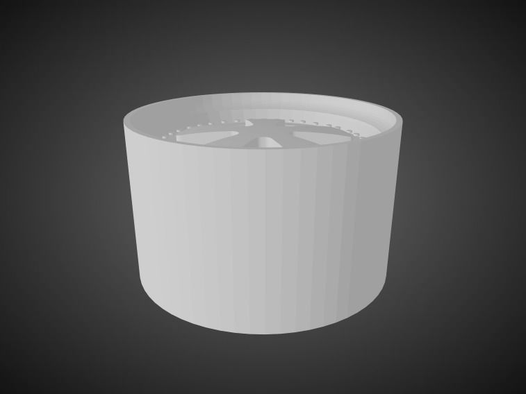 Rotiform FUC rims for Hot Wheels 3D print model_1