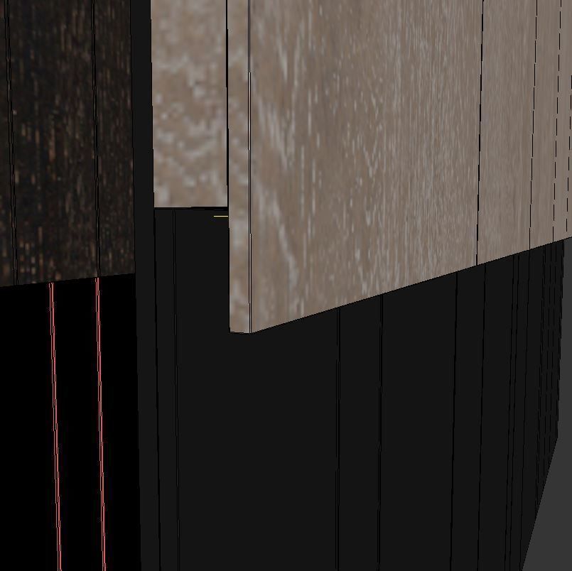 Decorative wall panel set 19 3D model_7