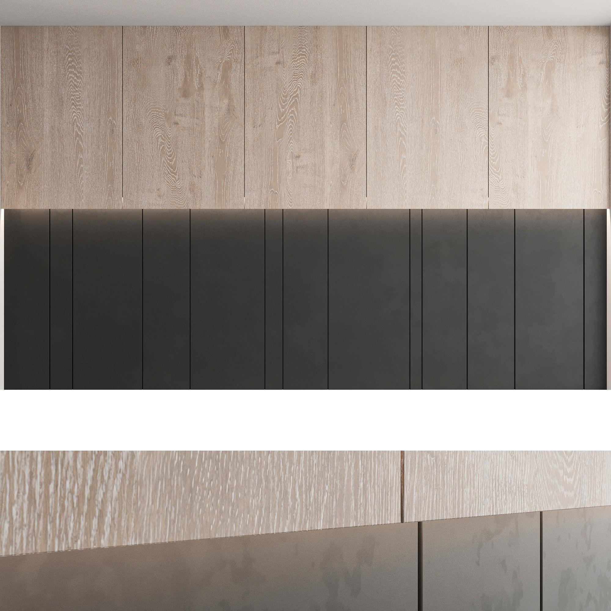 Decorative wall panel set 19 3D model_4