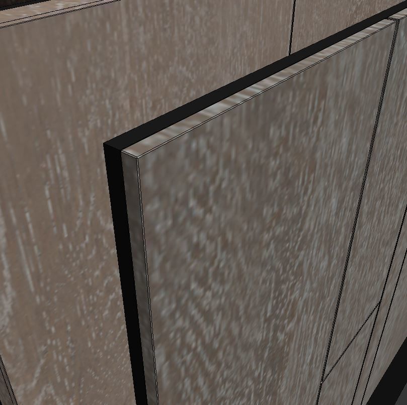 Decorative wall panel set 19 3D model_6