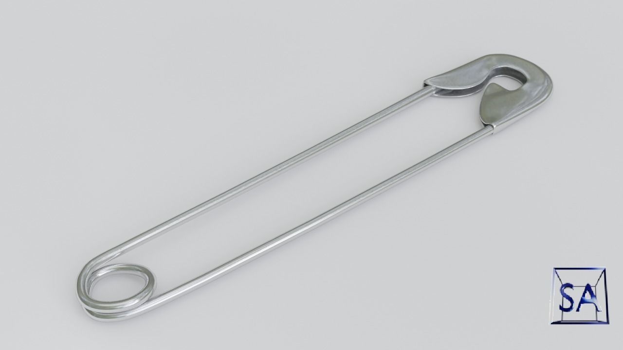 Safety Pin 3D model_19
