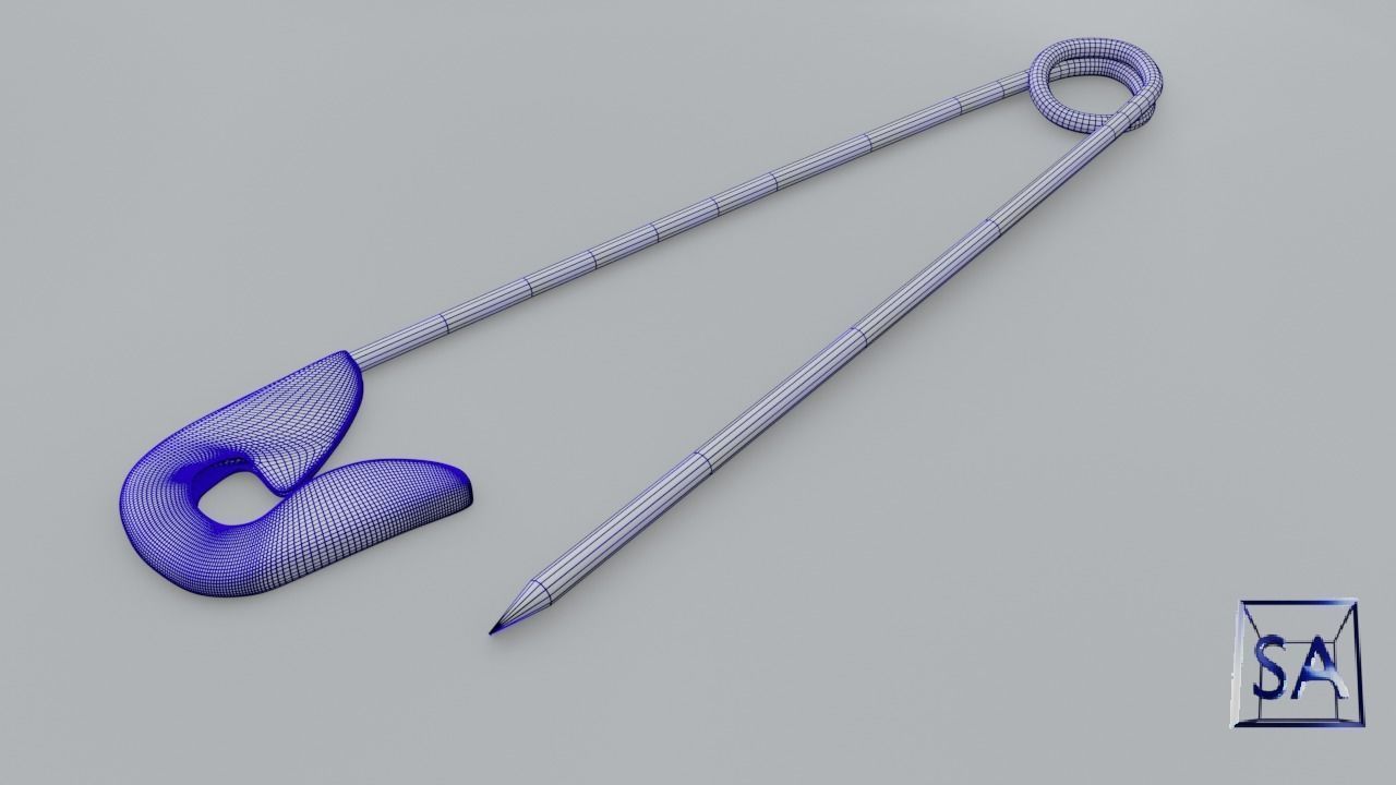 Safety Pin 3D model_32