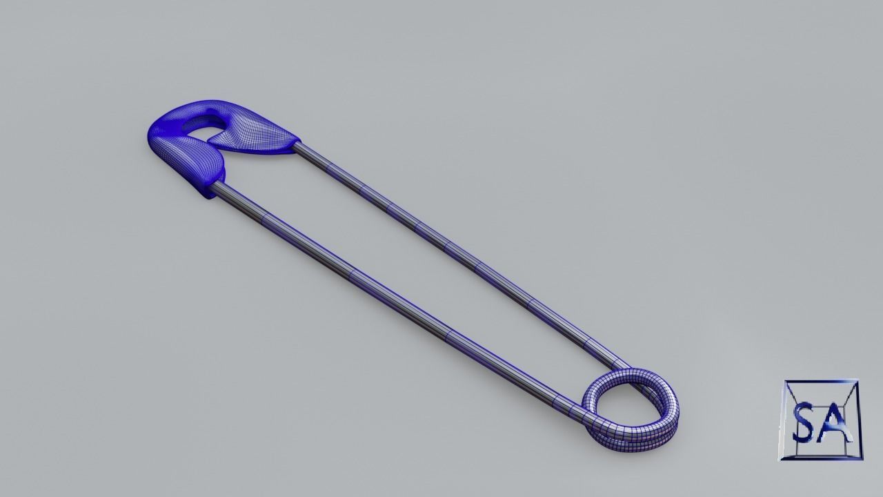 Safety Pin 3D model_26