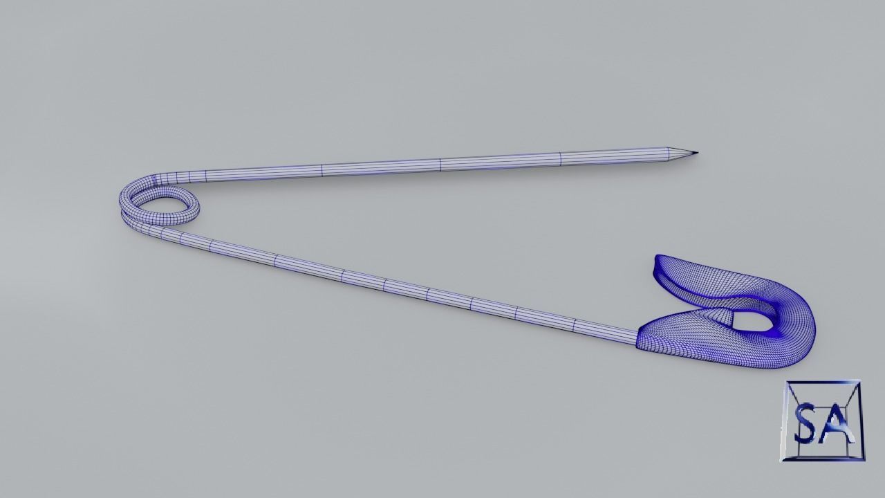 Safety Pin 3D model_28