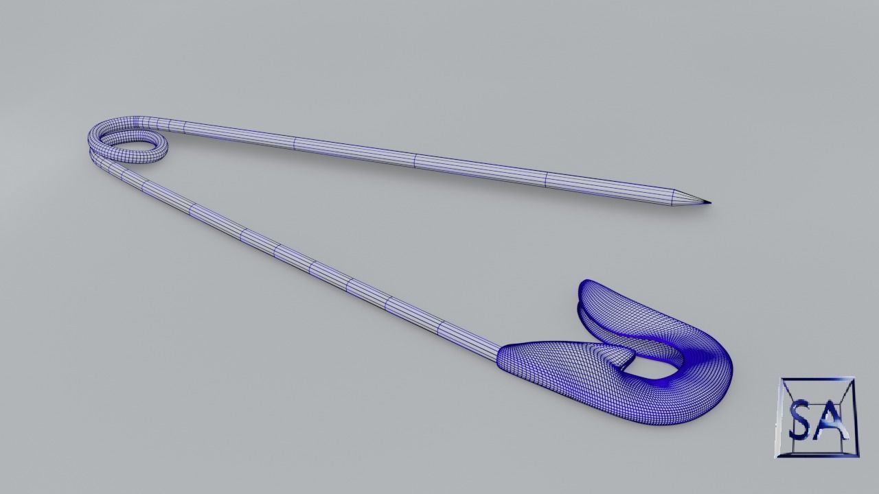 Safety Pin 3D model_29