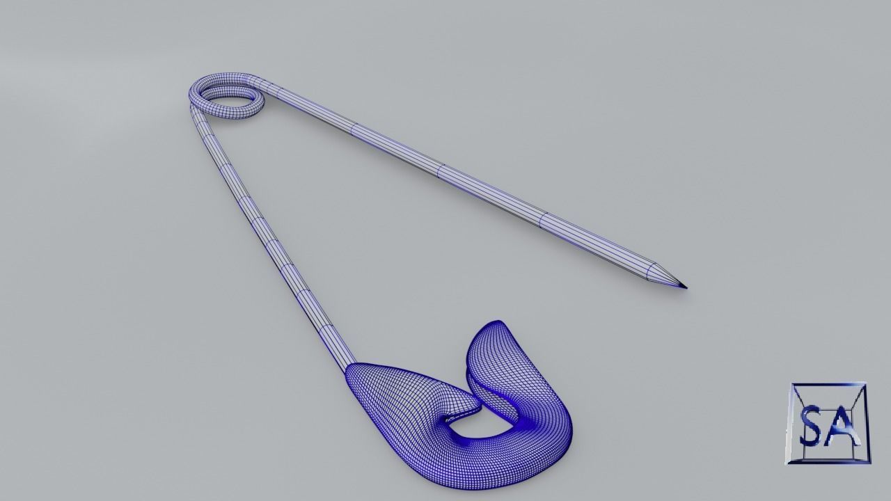 Safety Pin 3D model_30