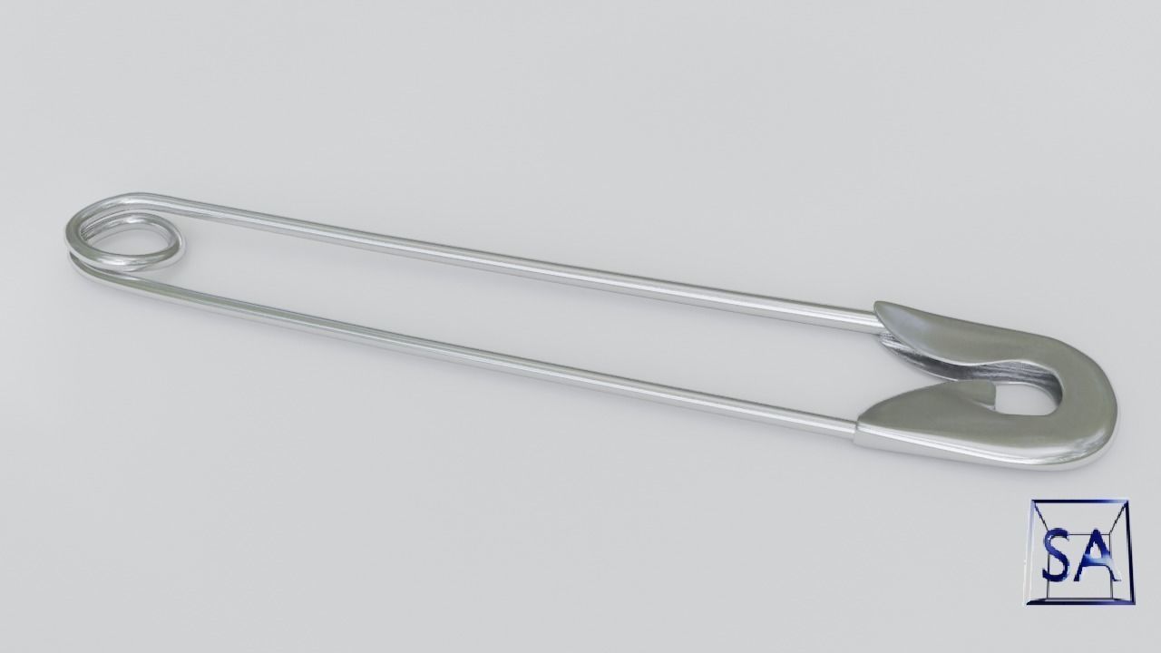 Safety Pin 3D model_17
