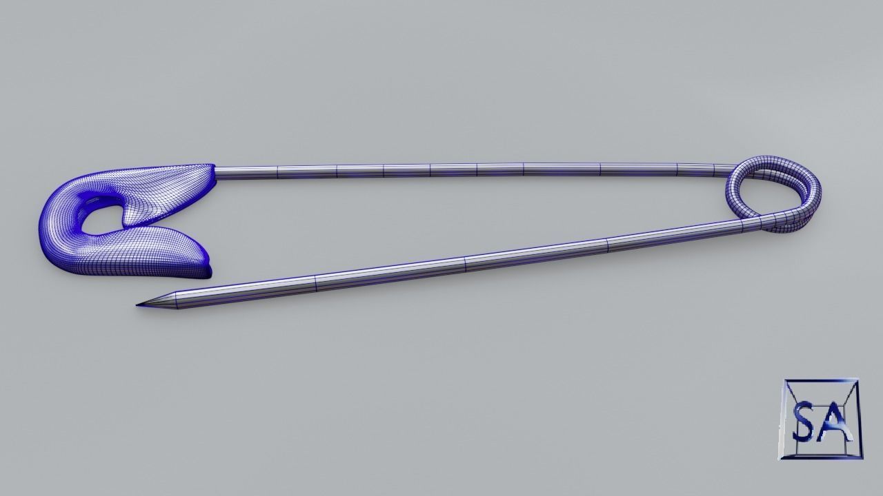 Safety Pin 3D model_24