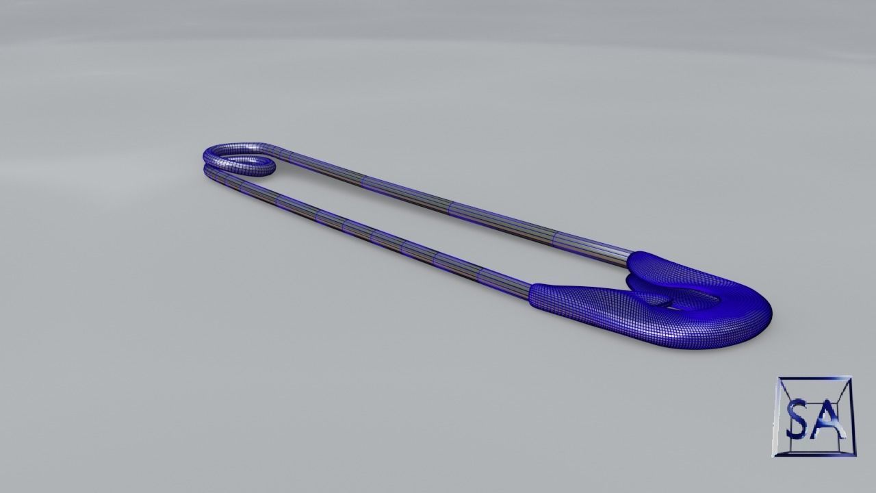 Safety Pin 3D model_25