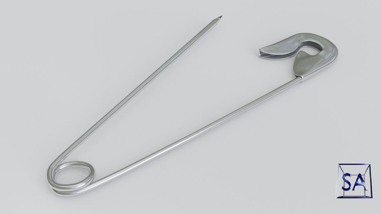 Safety Pin 3D model_18