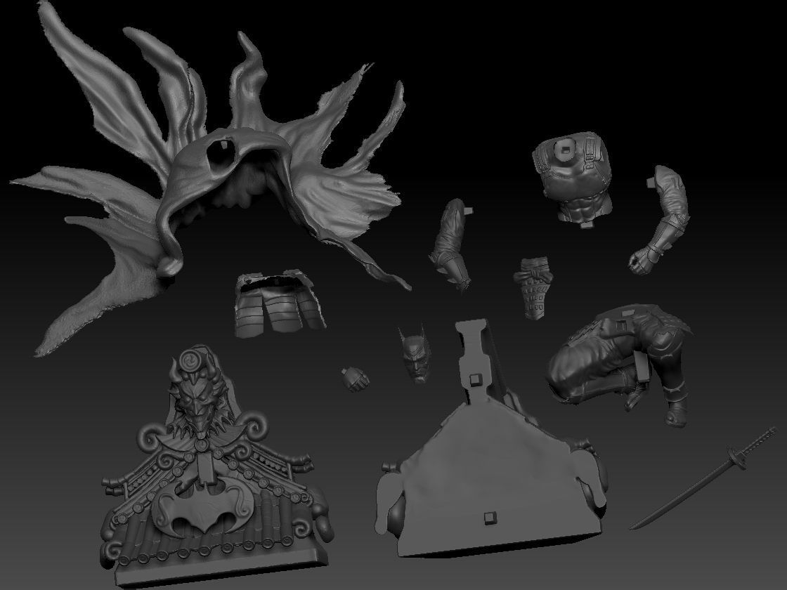 Batman ninja 3D print model_7