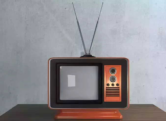 Retro TV 3d Model