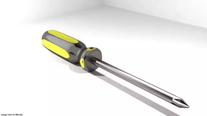 Mechanical Handtools - Screwdriver cross-bade type phillip head 3D model