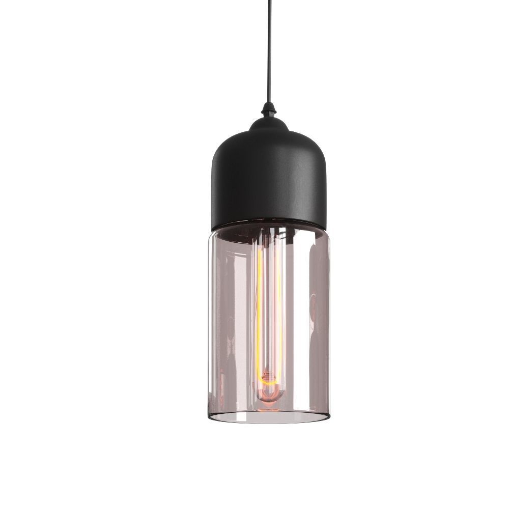 modern Nordic glass pendant light 3D model_4