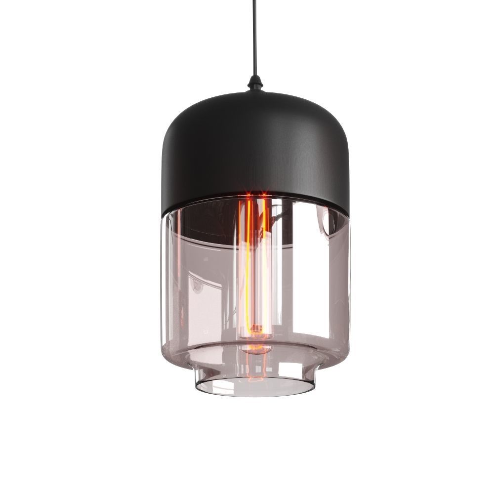 modern Nordic glass pendant light 3D model_6