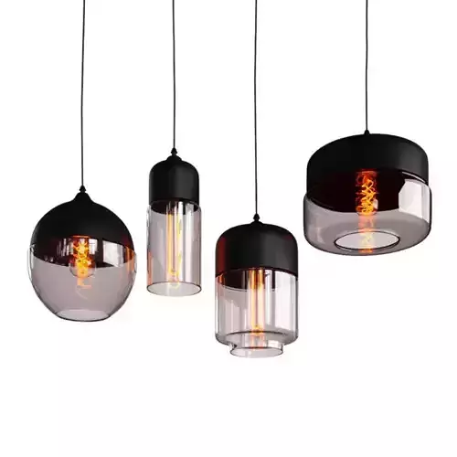 modern Nordic glass pendant light