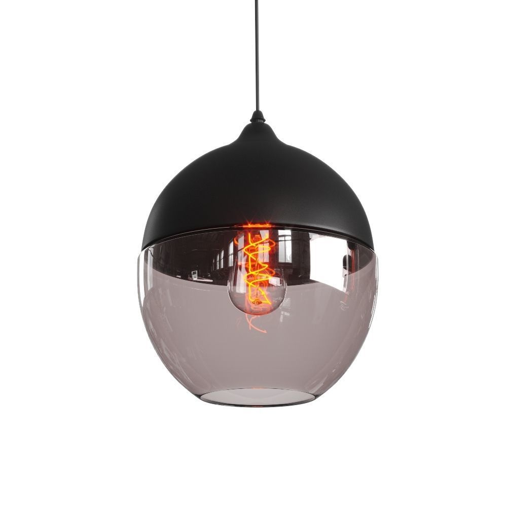 modern Nordic glass pendant light 3D model_5