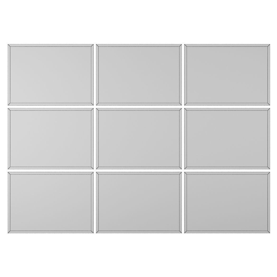 Restoration Hardware Lisles 1720 World Map Frames 3D model_3