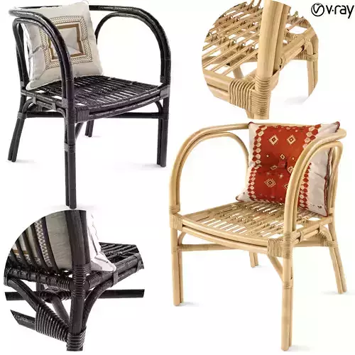 Avalon accent chair 3D model