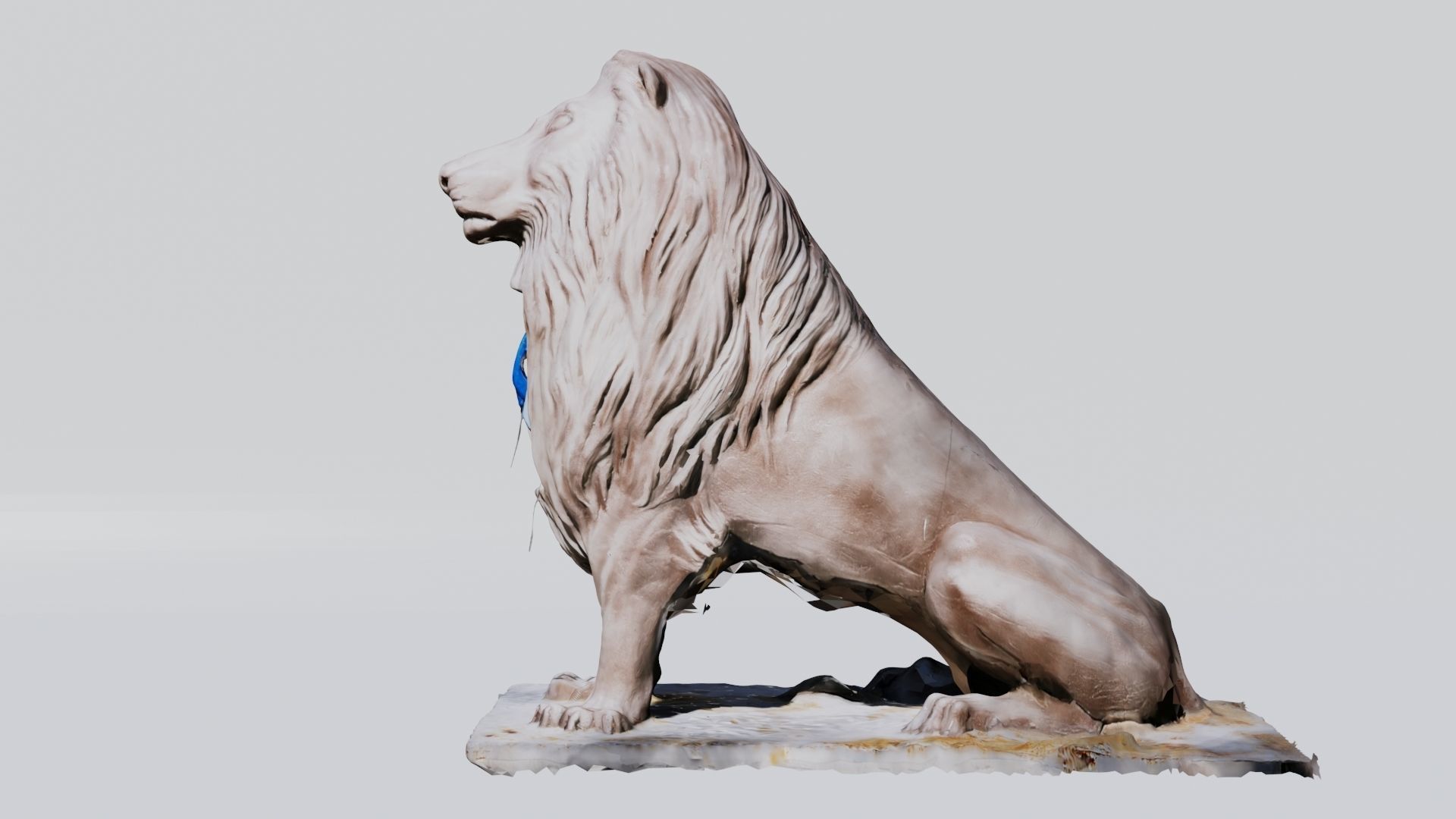  Lion Telephone booth 3D print model_10