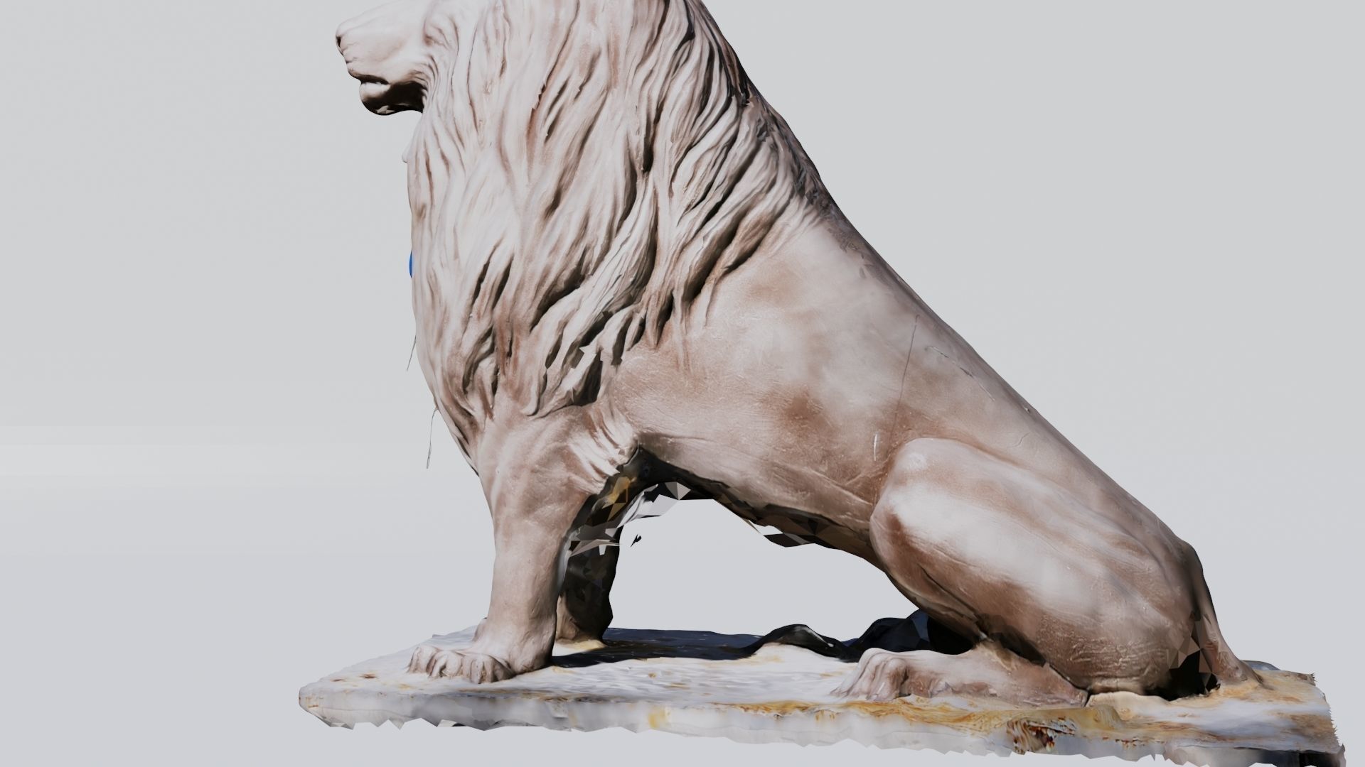  Lion Telephone booth 3D print model_11