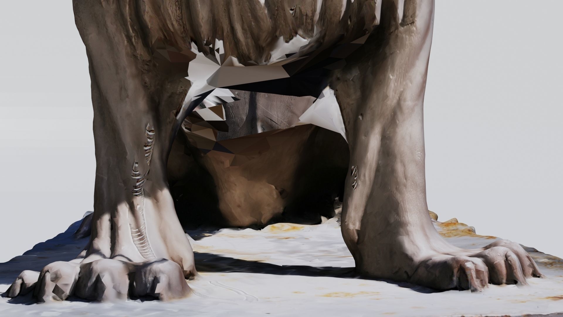  Lion Telephone booth 3D print model_4