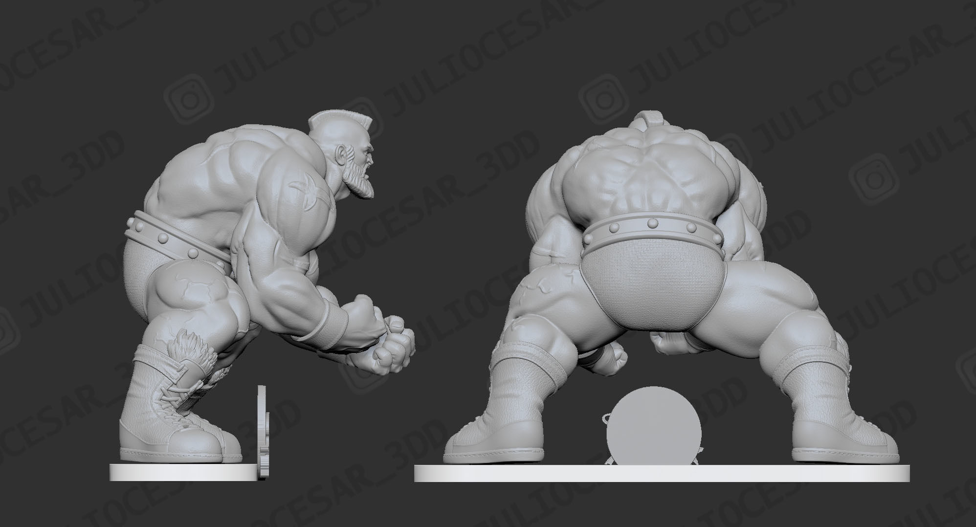 Street fighter - Zangief 3D print model_5