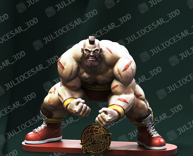 Street fighter - Zangief 3D print model