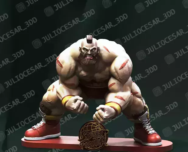 Street fighter - Zangief 3D print model