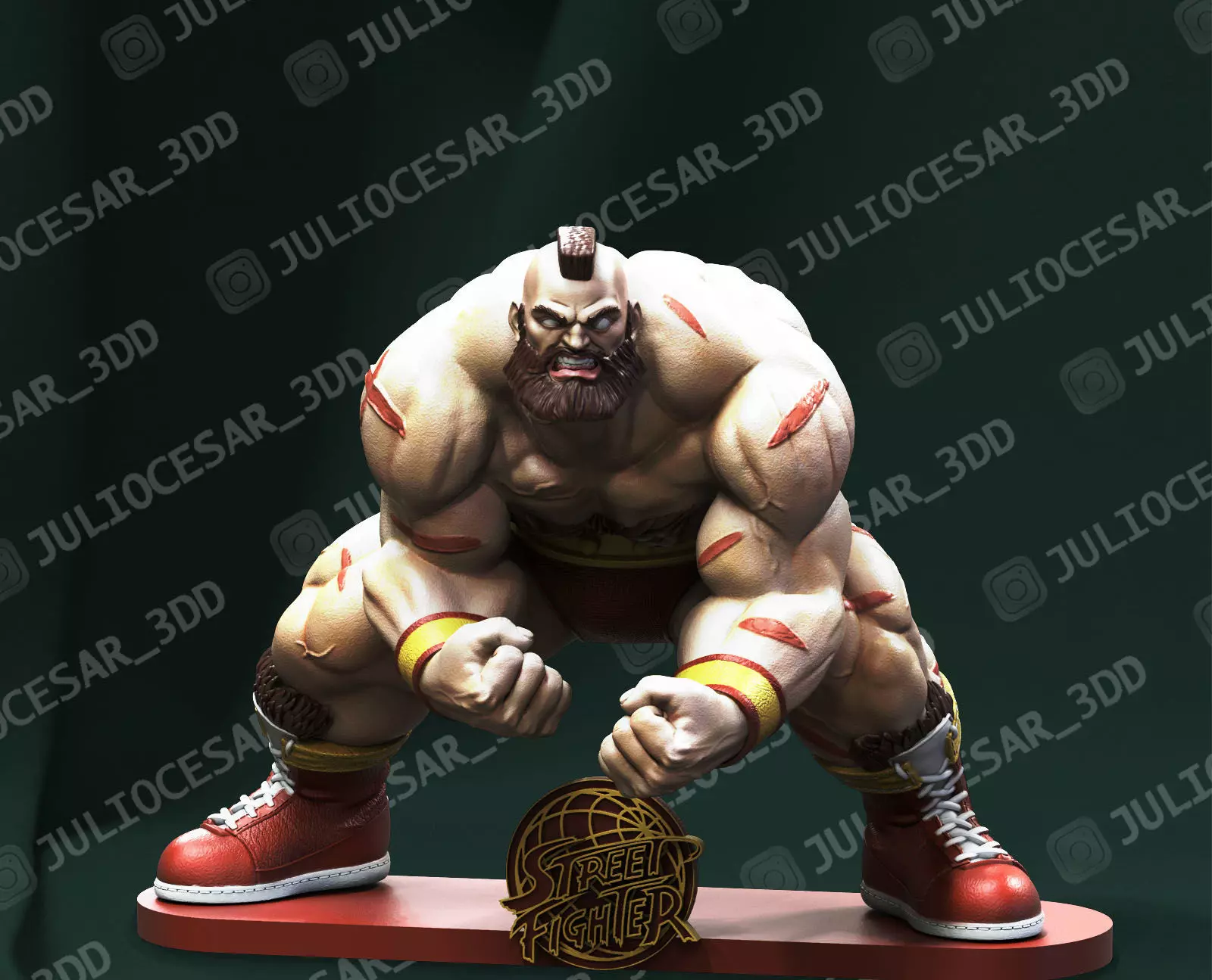 Street fighter - Zangief 3D print model_0