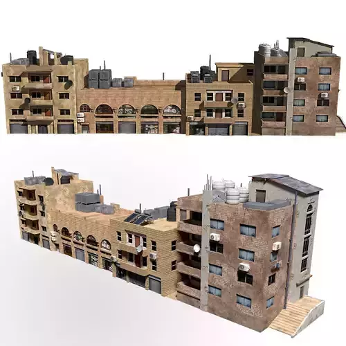 middle east buildings 2 3D model