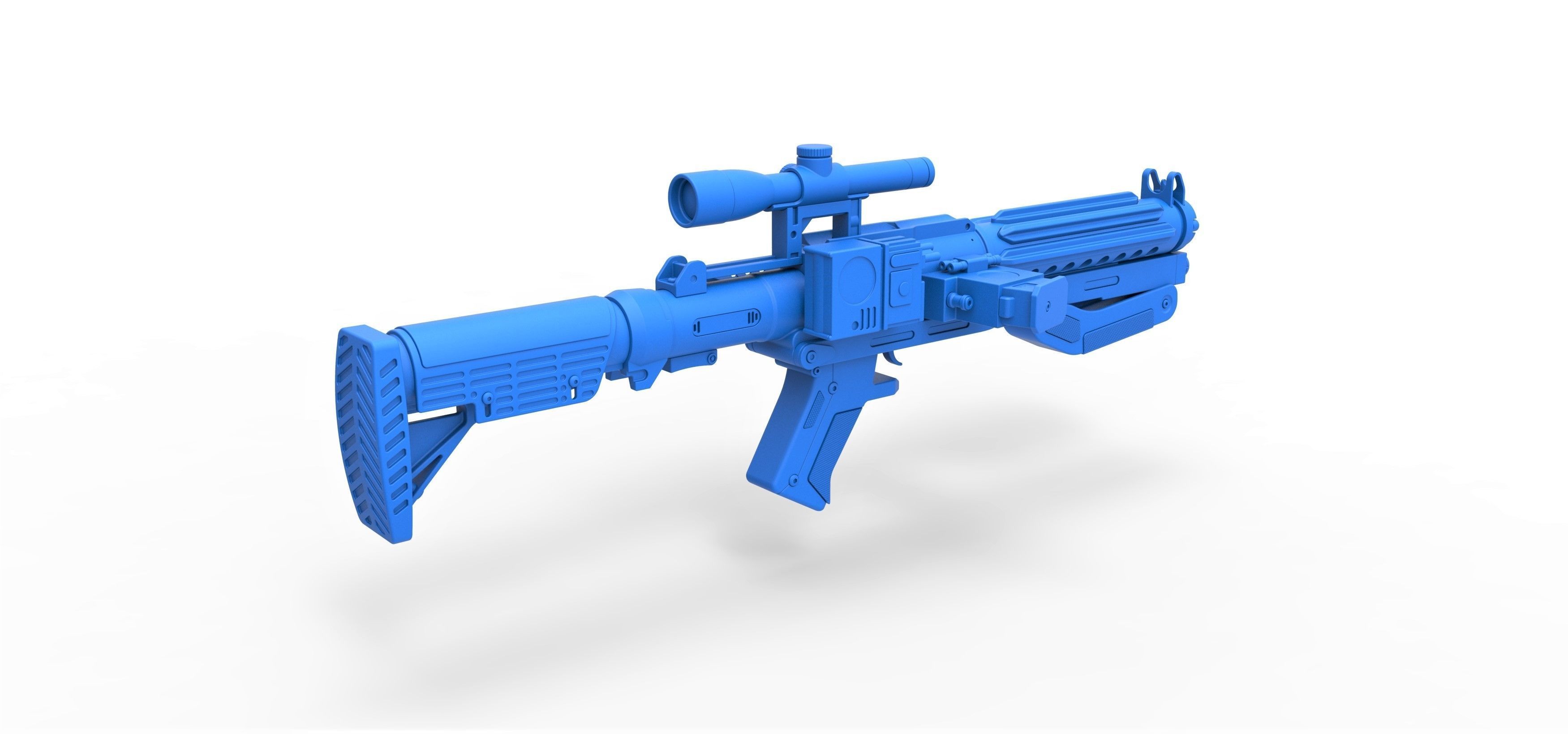 Captain Phasma Blaster rifle F-11D Star Wars The Force Awakens 3D model_18