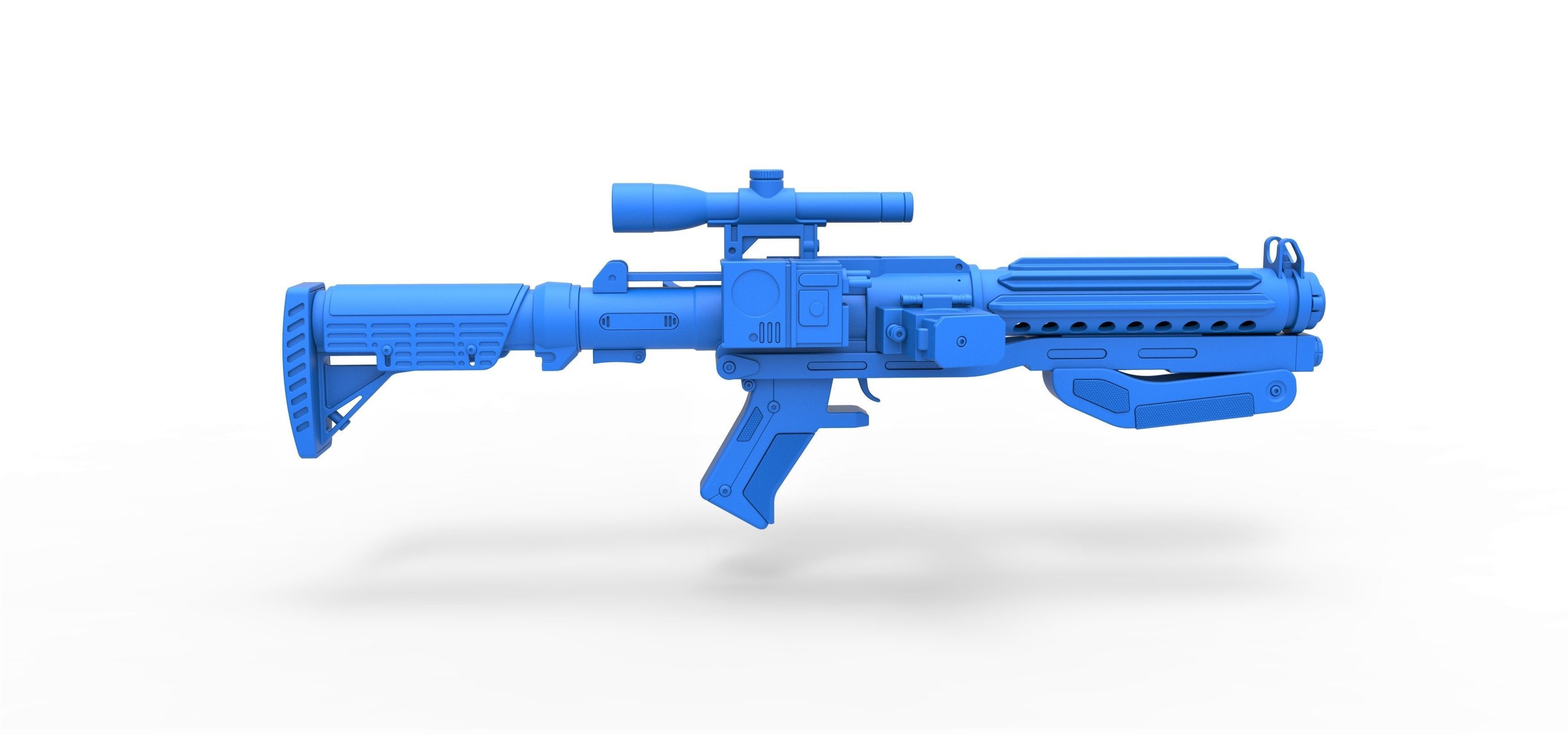 Captain Phasma Blaster rifle F-11D Star Wars The Force Awakens 3D model_19